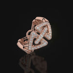 Load and play video in Gallery viewer, TRIBUS | DIAMOND-PAVED | 18K ROSE GOLD
