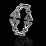 Load image into Gallery viewer, QUANTUM | DIAMOND-PAVED | 18K WHITE GOLD
